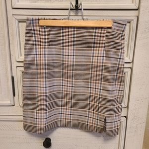 Dynamite plaid mini skirt